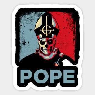 Papa Emeritus - the Pope of Ghost Sticker